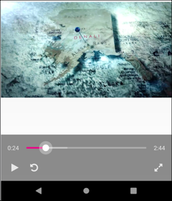 Spieler steuert unten