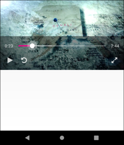 Player-Steuerung unter Video