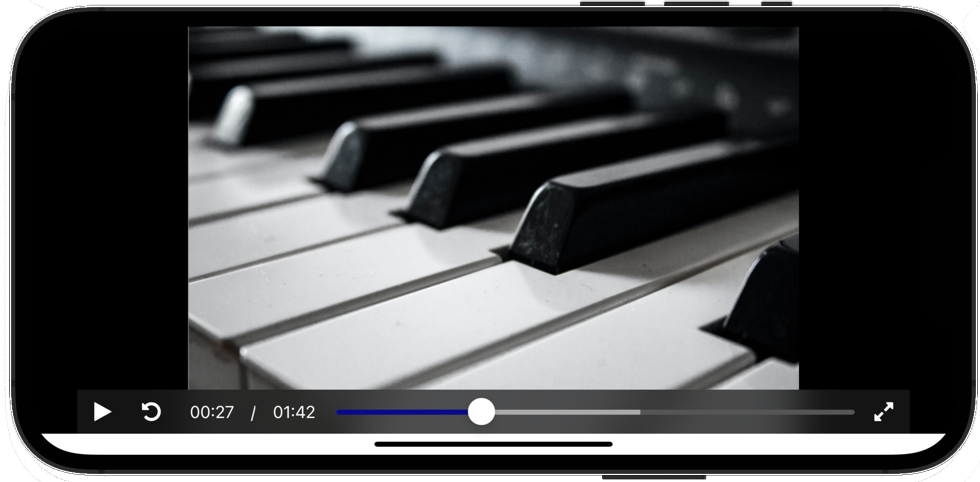 Nur Audio mit Posterbild