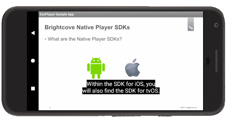 Untertitel werden angezeigt