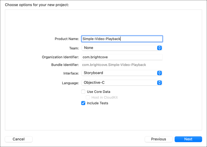 Projektinformationen hinzufügen